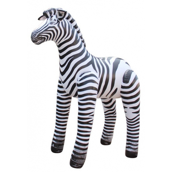 Opblaasbare zebra 81 cm