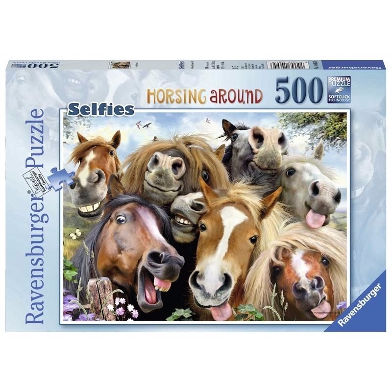 Paarden selfies puzzel 500 stukjes