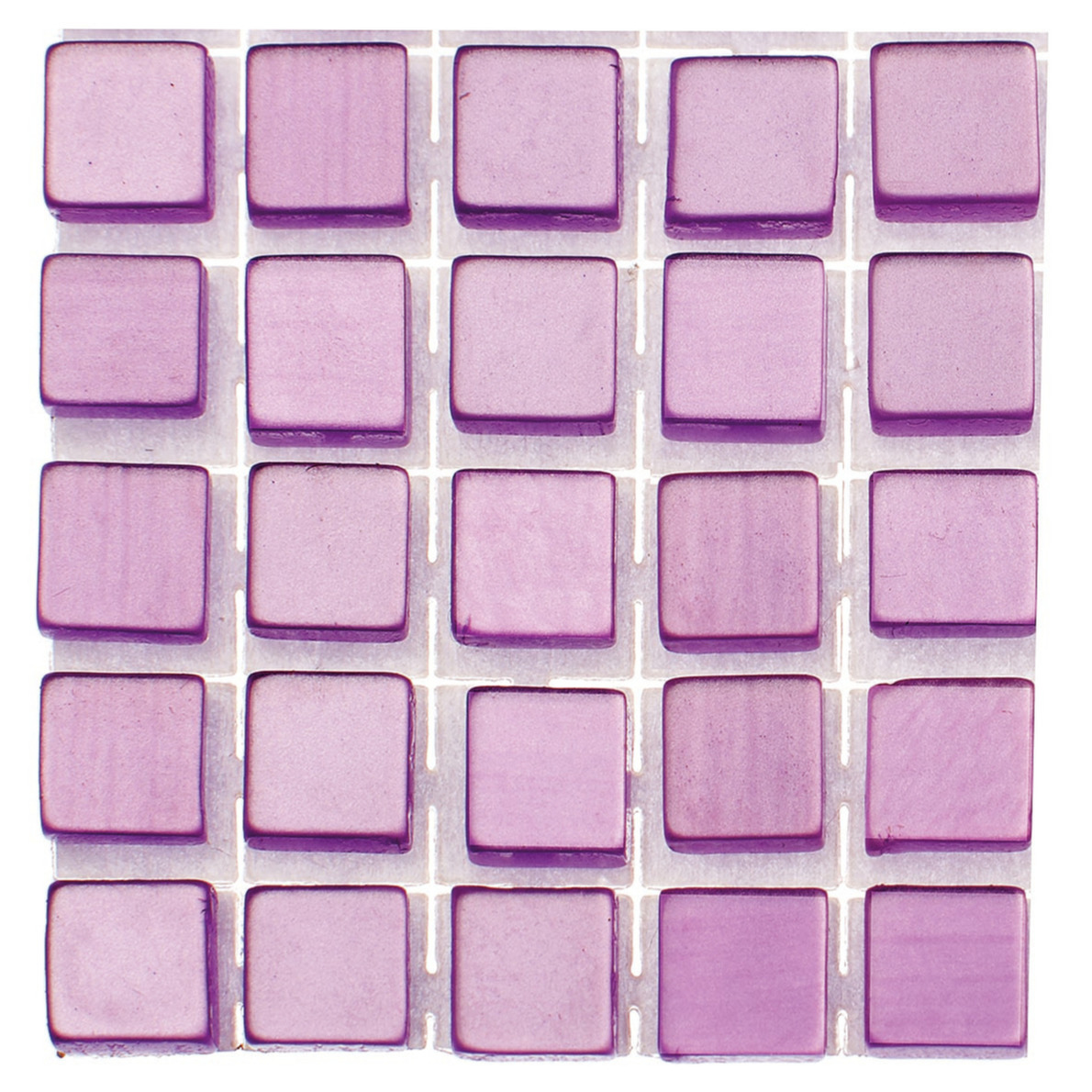 119x stuks mozaieken maken steentjes-tegels kleur lila paars 5 x 5 x 2 mm