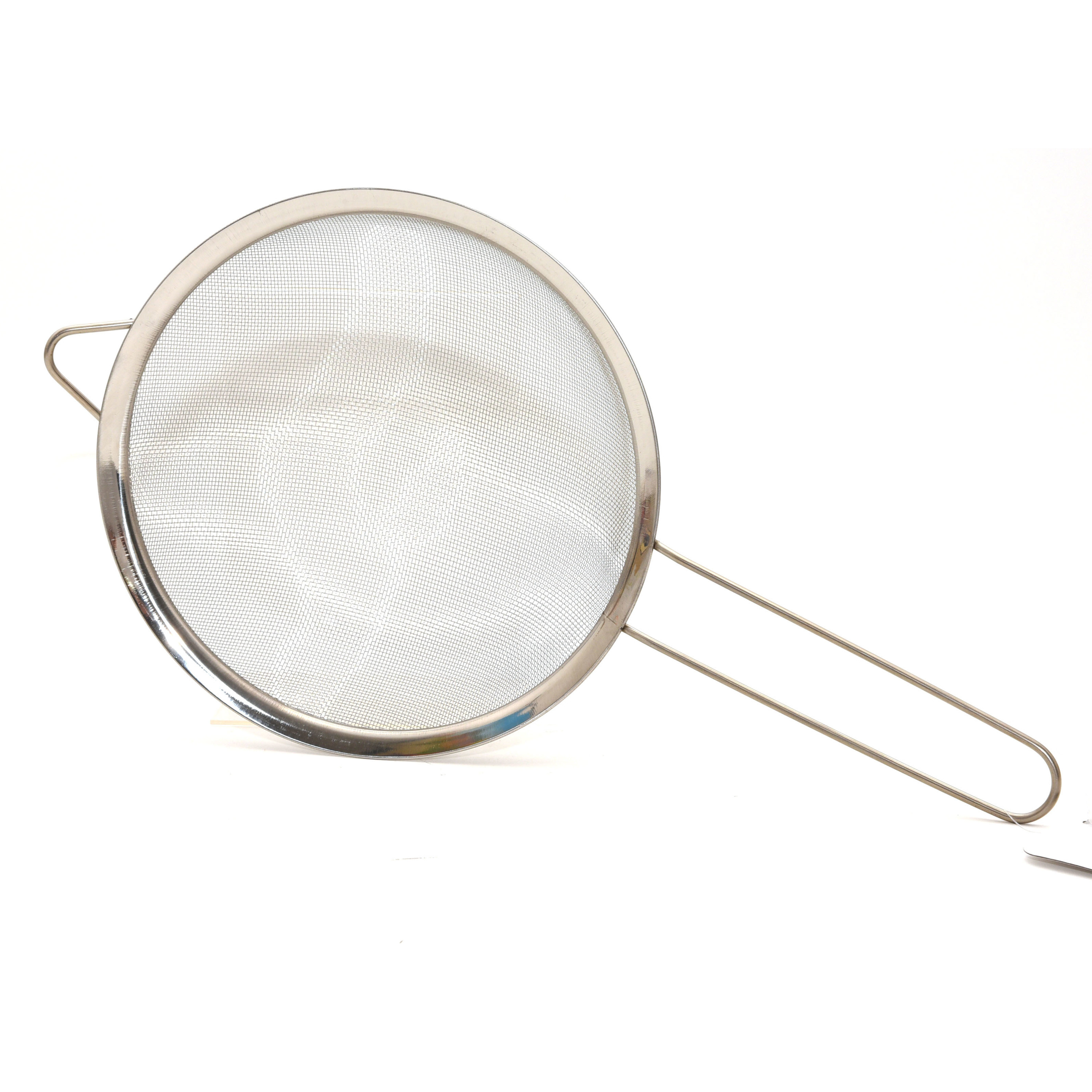 1x Keuken vergiet-zeef edelstaal diameter 18 cm