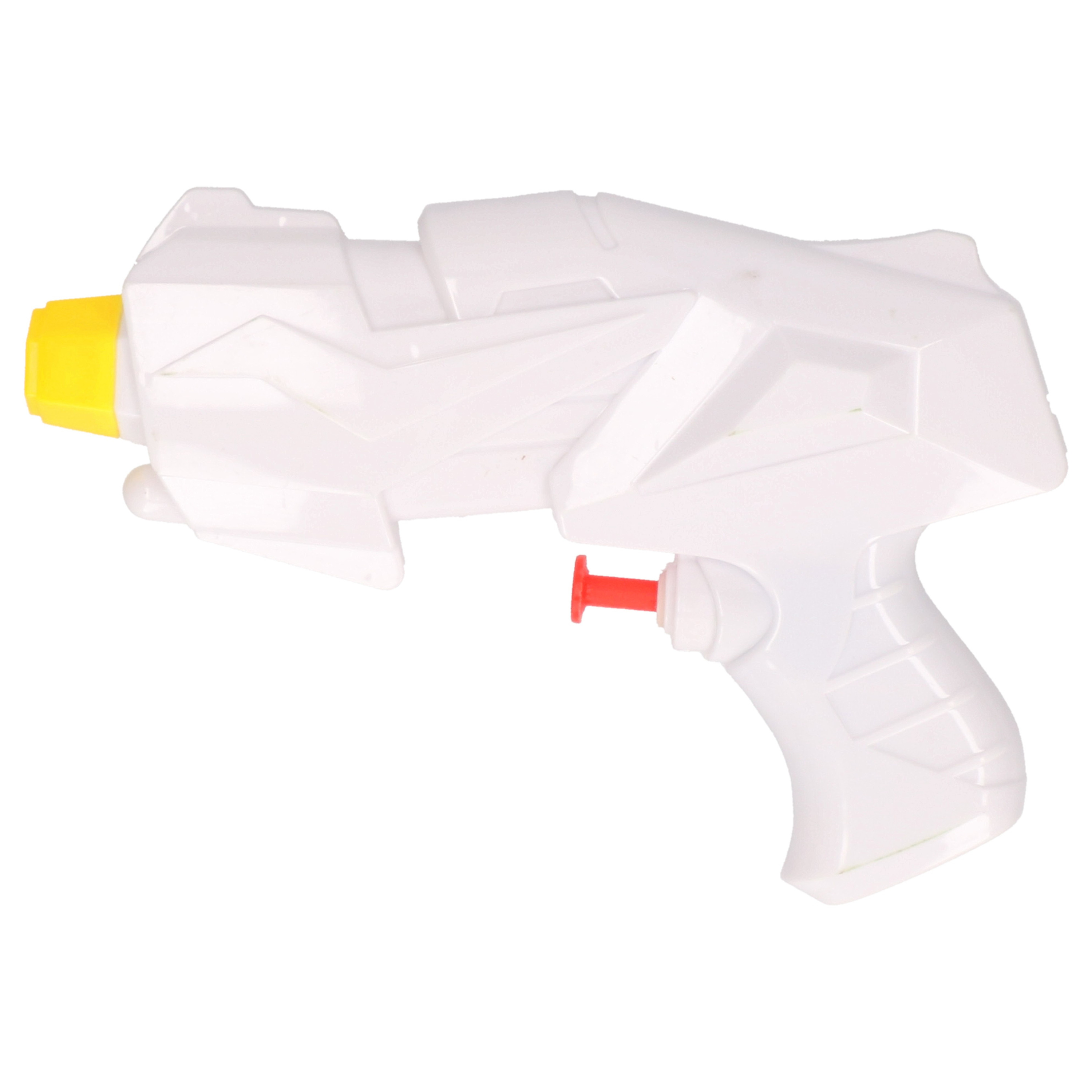 1x Mini waterpistolen-waterpistool wit van 15 cm kinderspeelgoed