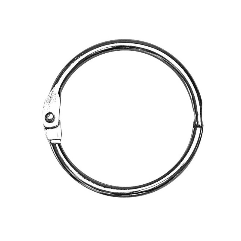 20x Metalen ringen met opening 25 mm