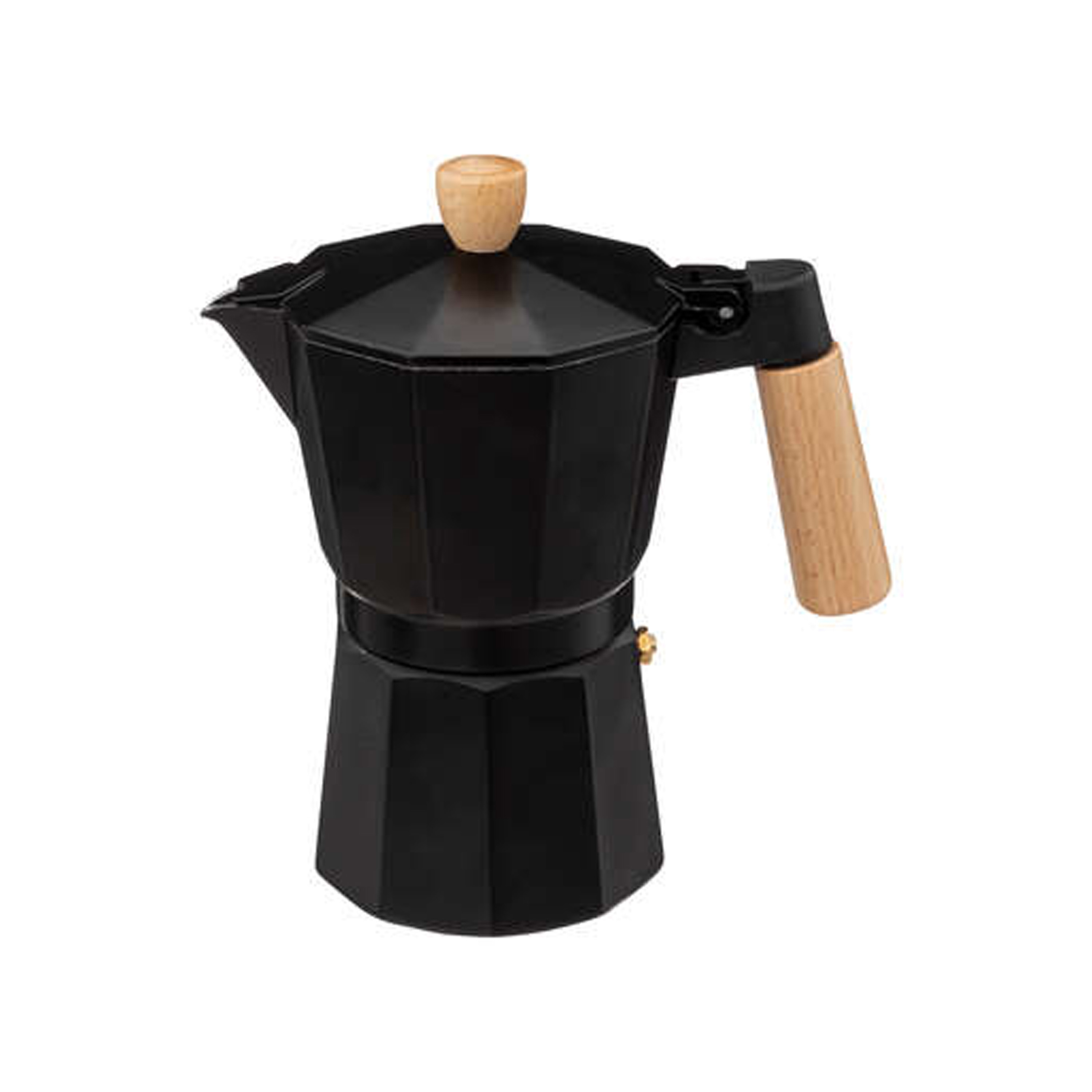5Five Percolator Italiaans koffiezetapparaat Aluminium zwart 300 ml Koffiezetter