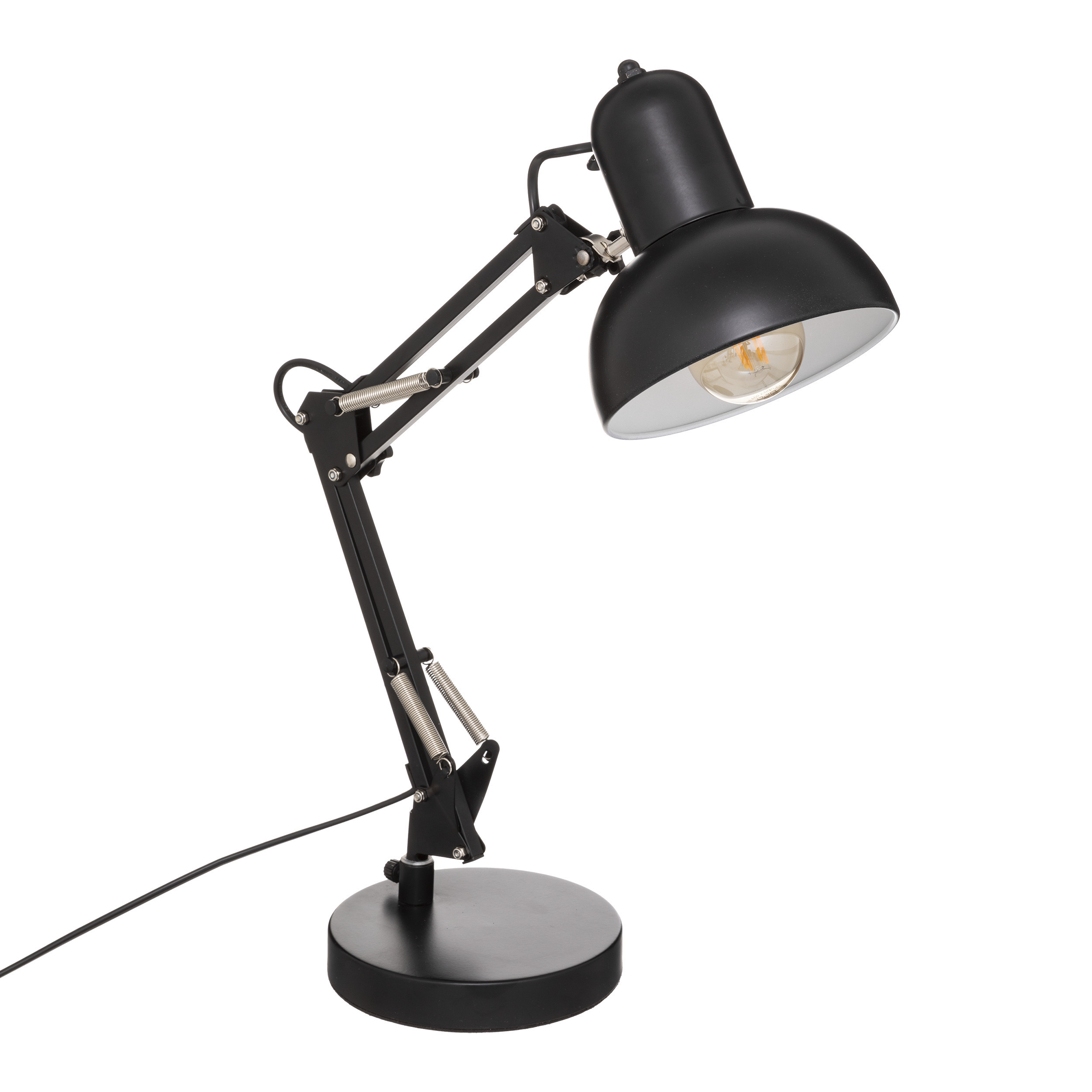 Atmosphera Tafellamp-bureaulampje Design Light Classic zwart H56 cm