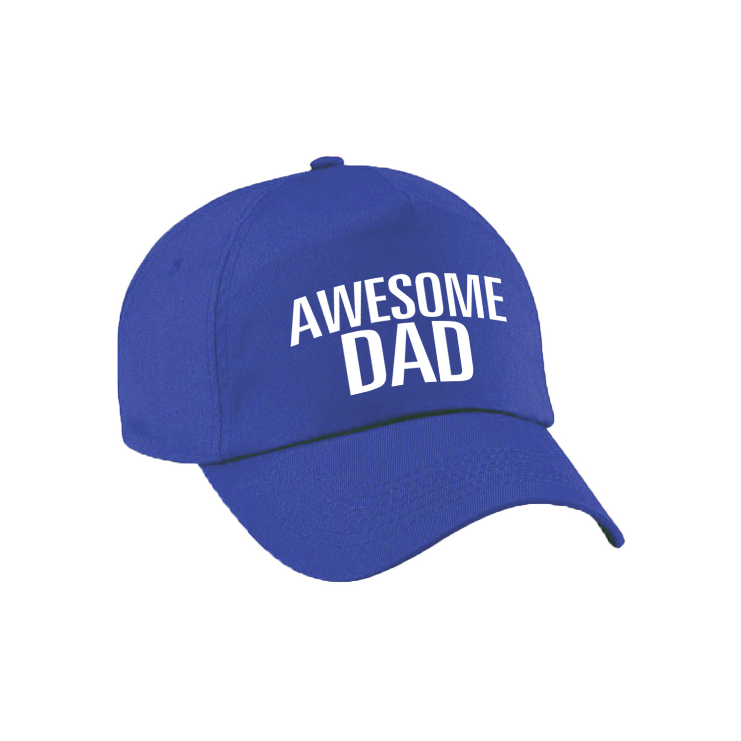 Awesome dad pet-cap voor papa-vaderdag blauw voor heren
