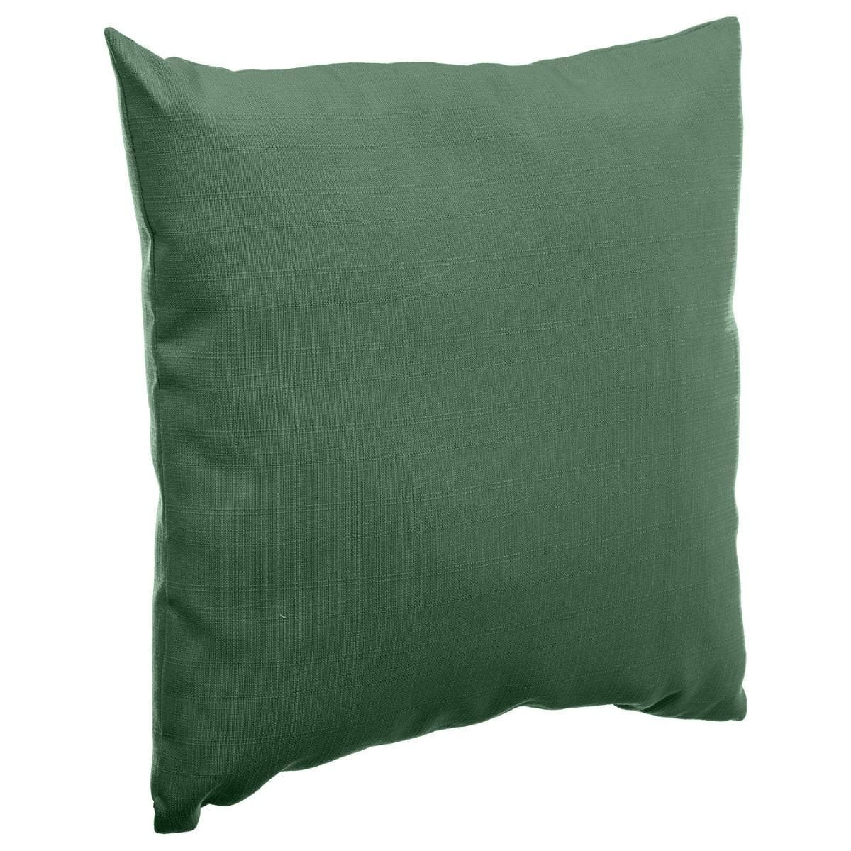 Bank-sier-tuin kussens voor binnen en buiten in de kleur olijf groen 40 x 40 x 10 cm