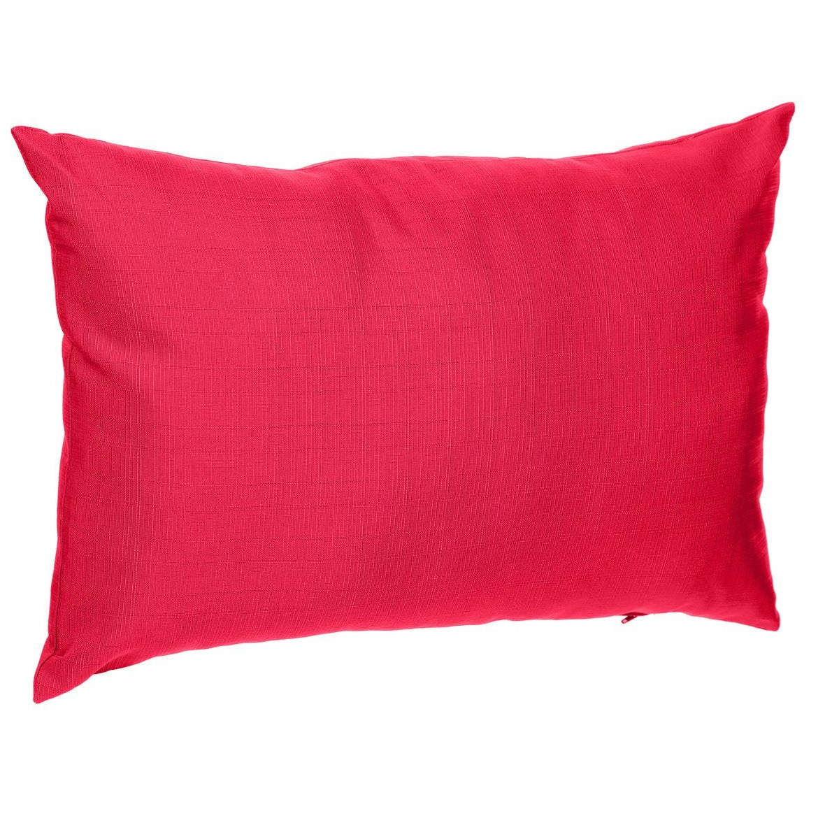 Bank-sier-tuin kussens voor binnen en buiten in de kleur rood 30 x 50 x 10 cm