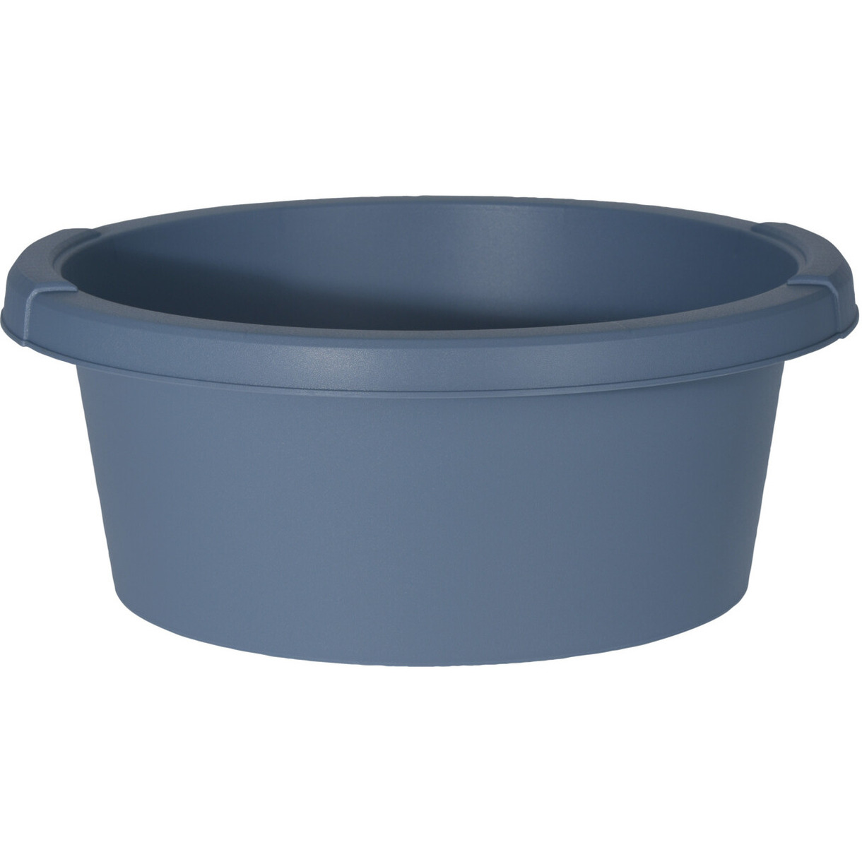 Blauwe afwasteil-afwasbak rond kunststof 6 liter