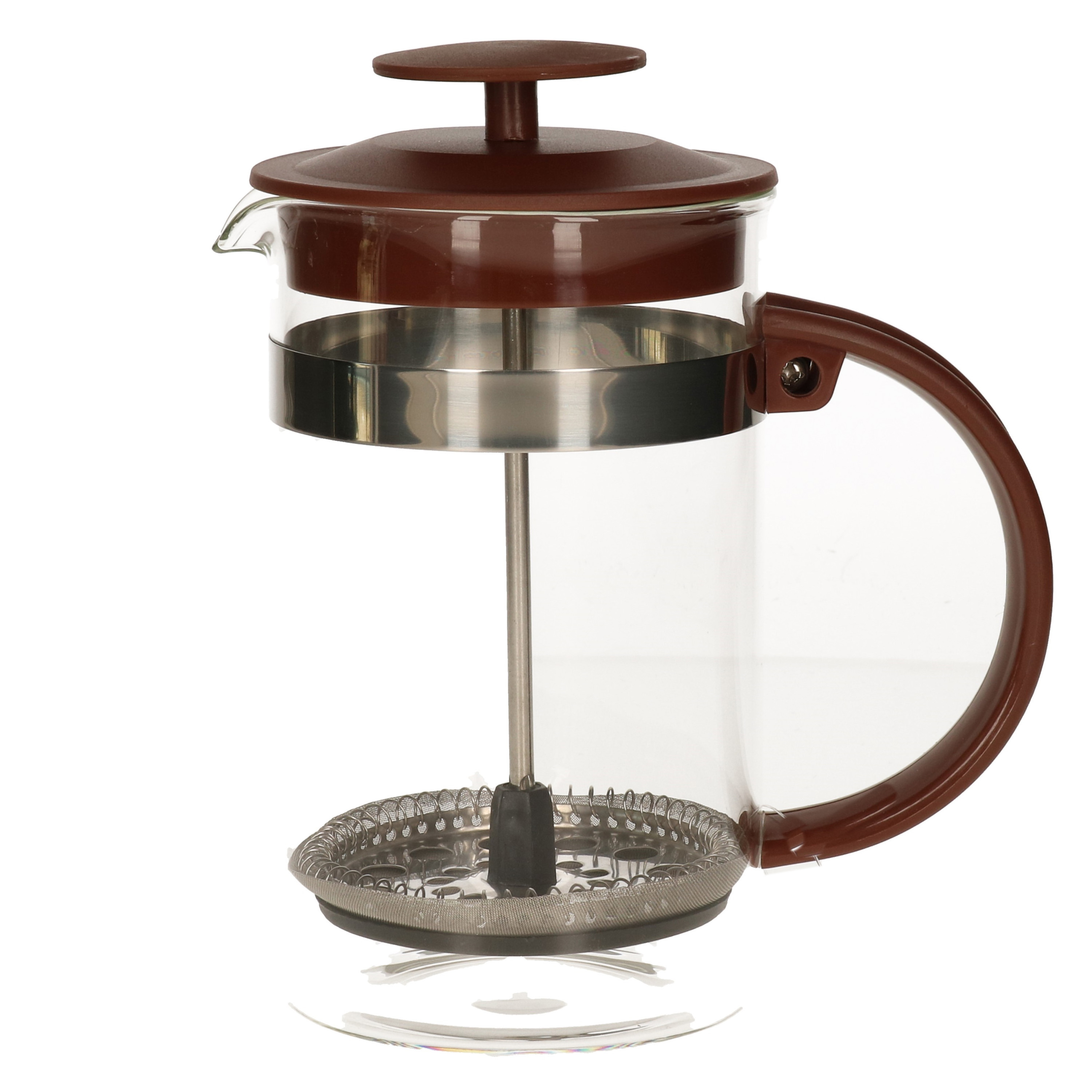 Cafetiere French Press koffiezetter bamboe 600 ml
