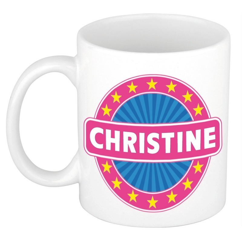 Christine naam koffie mok-beker 300 ml