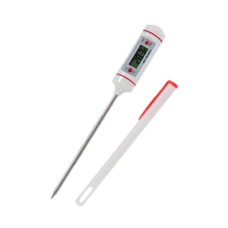 Digitale vleesthermometer-keuken thermometer RVS-kunststof 18 cm