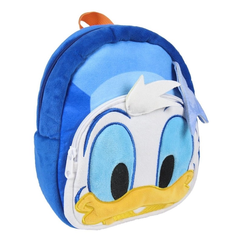 Disney Donald Duck 3D rugtasje blauw 18 x 22 x 8 cm voor peuters-kleuters