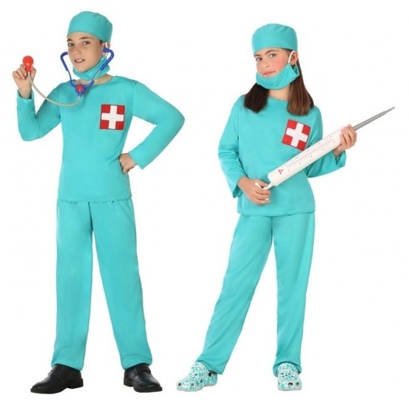 Dokter-chirurg verkleed kostuum voor jongens en meisjes