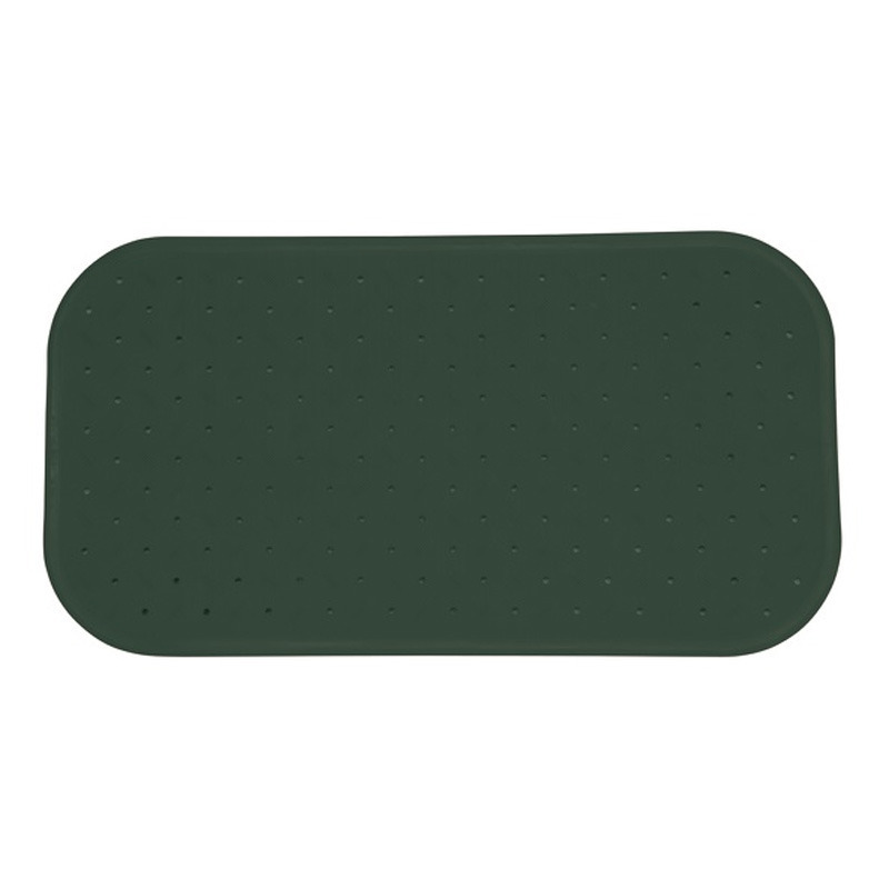 Douche-bad anti-slip mat badkamer rubber groen 36 x 65 cm rechthoek