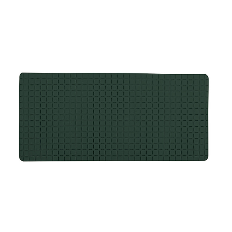 Douche-bad anti-slip mat badkamer rubber groen 76 x 36 cm rechthoek
