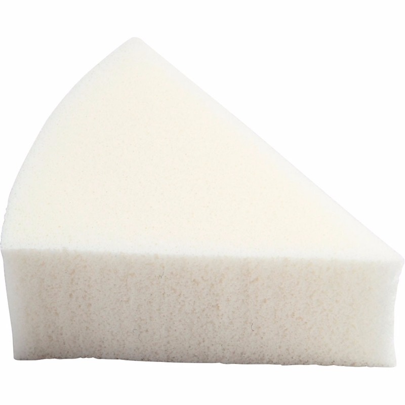 Driehoekige witte verf-make-up sponsjes 8x stuks