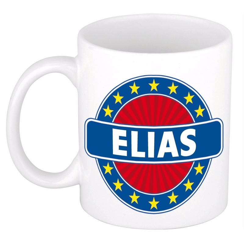 Elias naam koffie mok-beker 300 ml