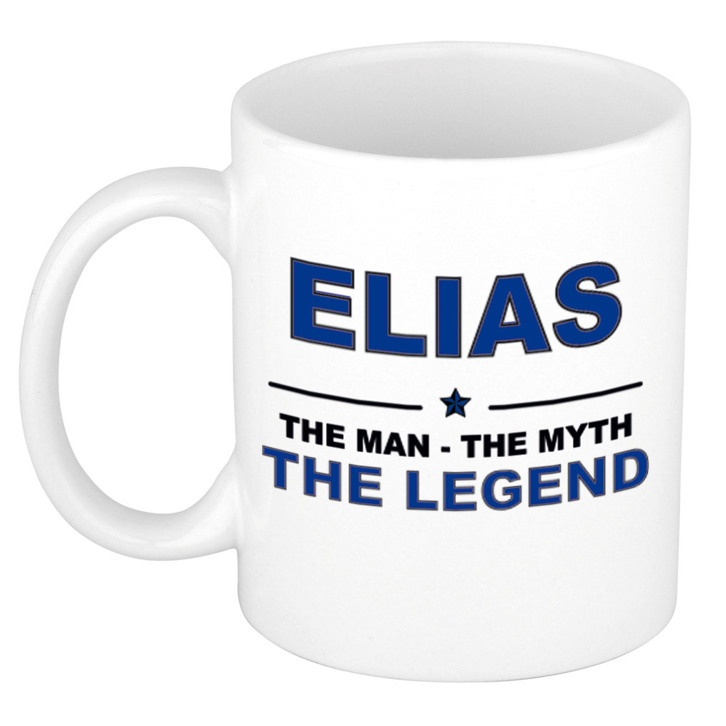 Elias The man, The myth the legend cadeau koffie mok-thee beker 300 ml