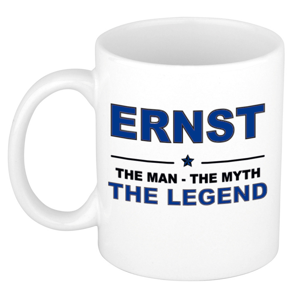 Ernst The man, The myth the legend cadeau koffie mok-thee beker 300 ml