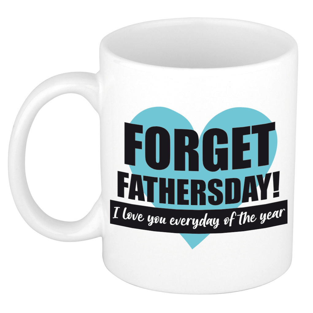 Forget Fathers day kado mok-beker voor Vaderdag-verjaardag