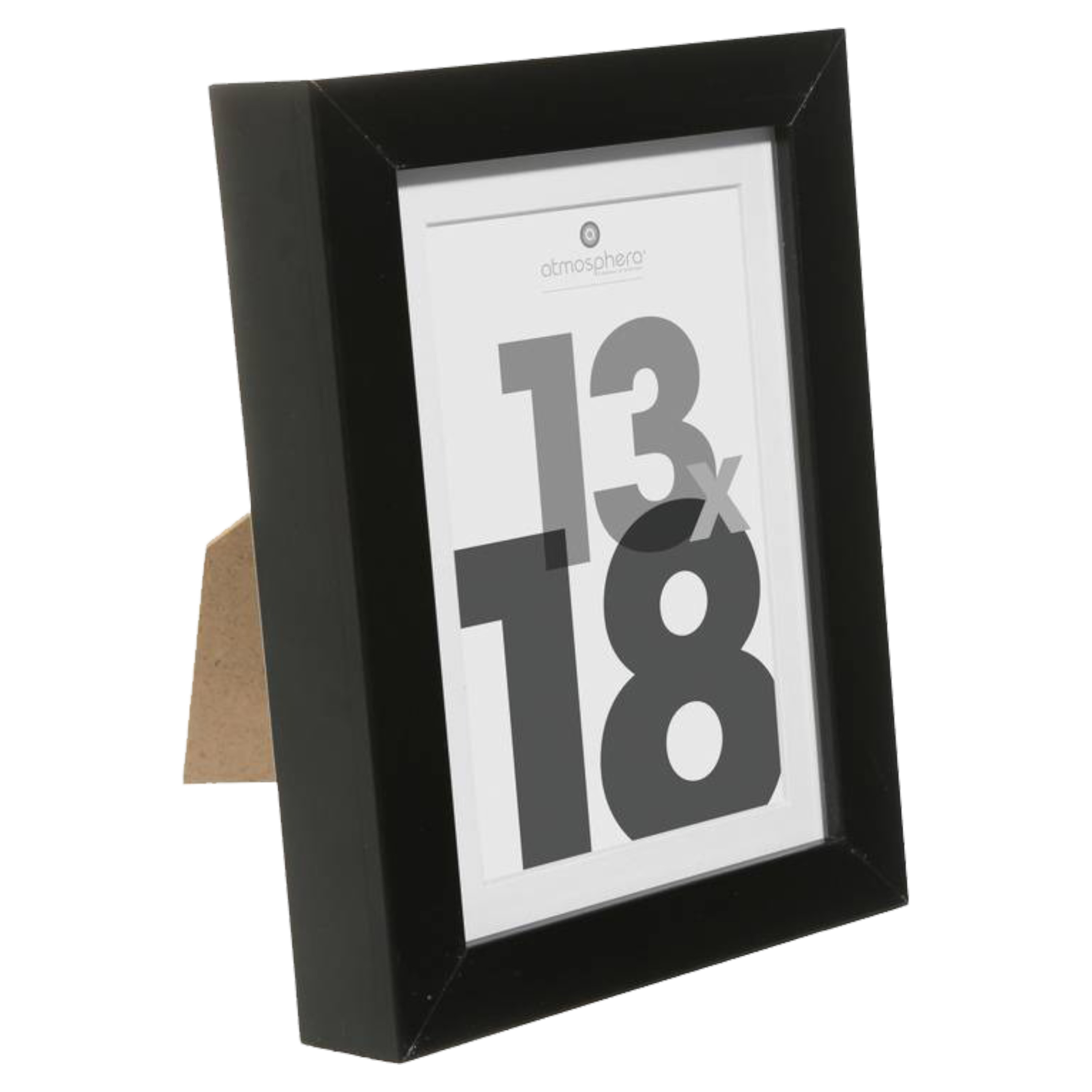 Fotolijstje voor een foto van 13 x 18 cm zwart foto frame Eva modern-strak ontwerp