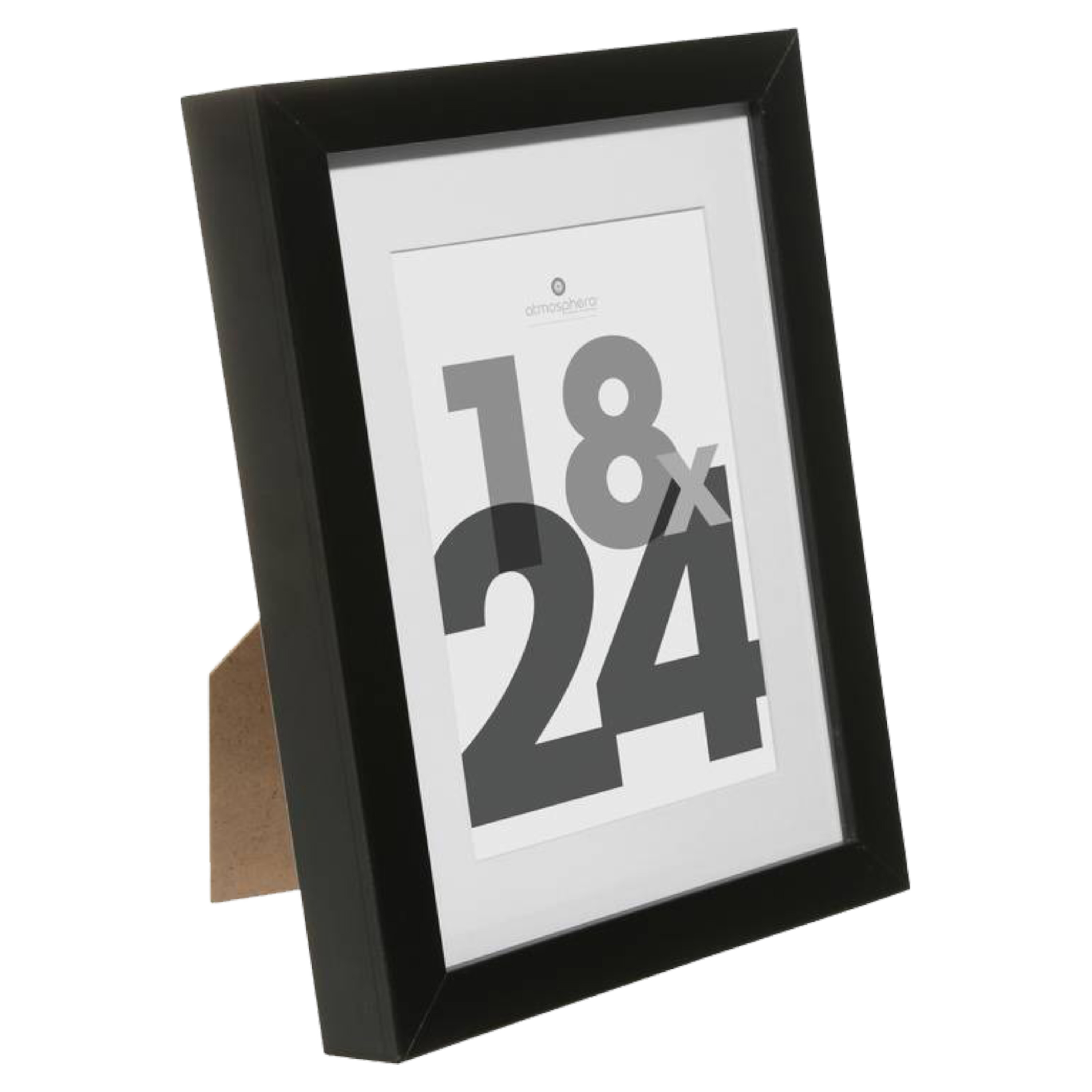 Fotolijstje voor een foto van 18 x 24 cm zwart foto frame Eva modern-strak ontwerp