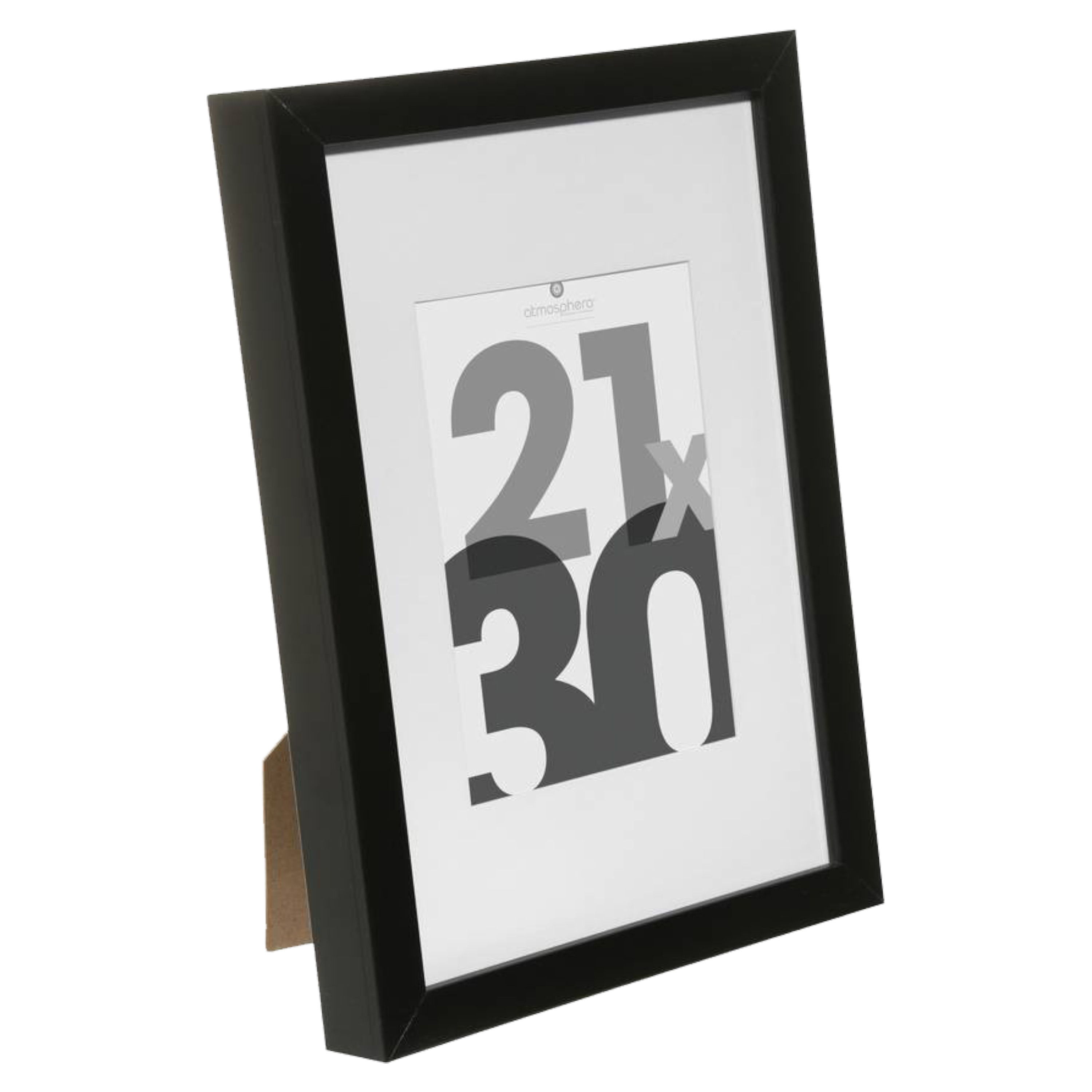 Fotolijstje voor een foto van 21 x 30 cm zwart foto frame Eva modern-strak ontwerp