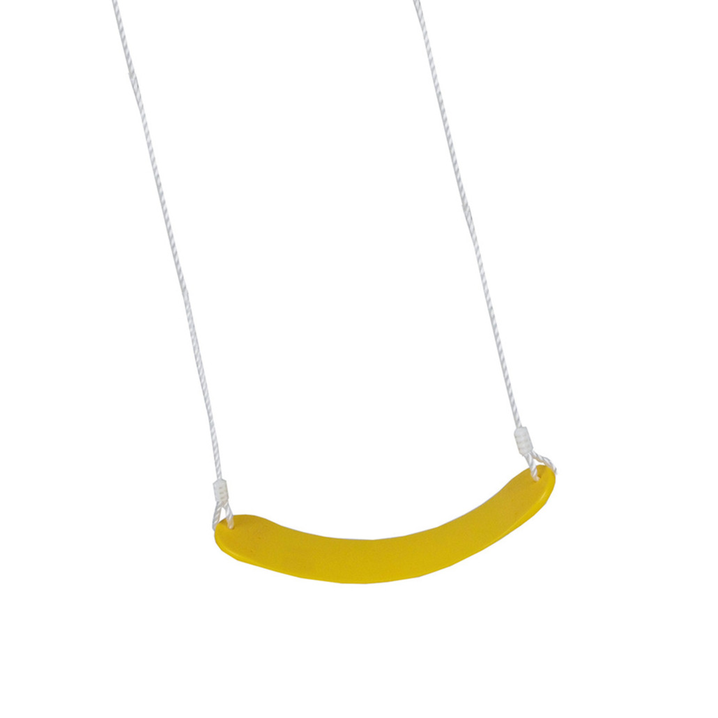 Gele flexibele schommel-kinderschommel zitje 67 cm