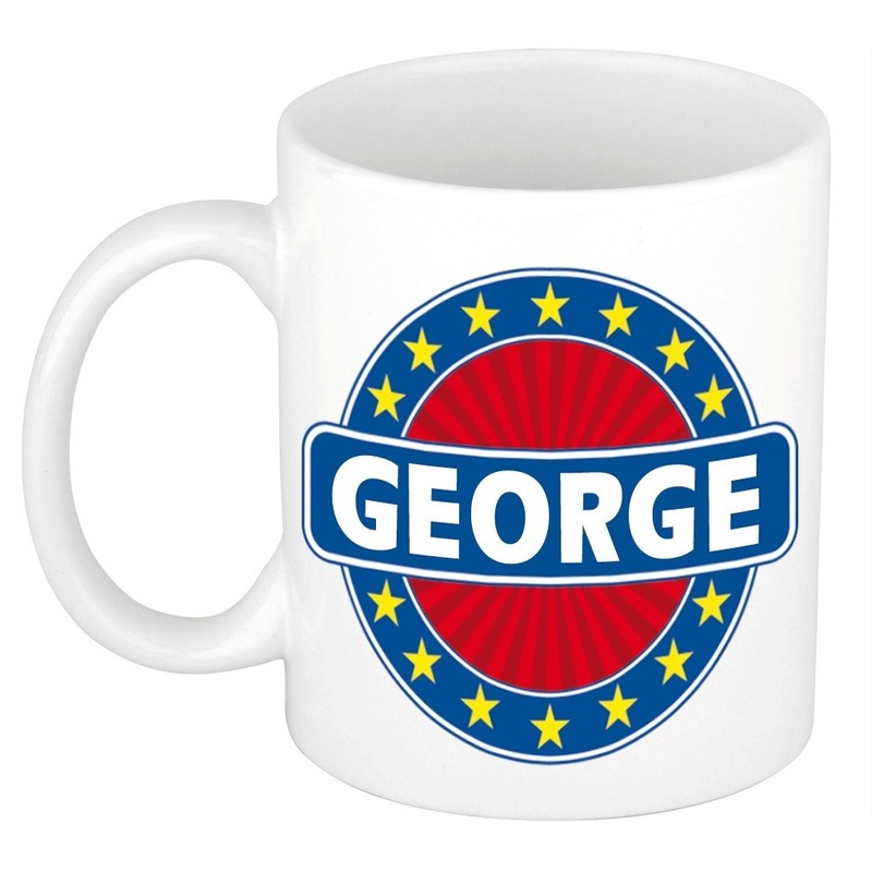 George naam koffie mok-beker 300 ml