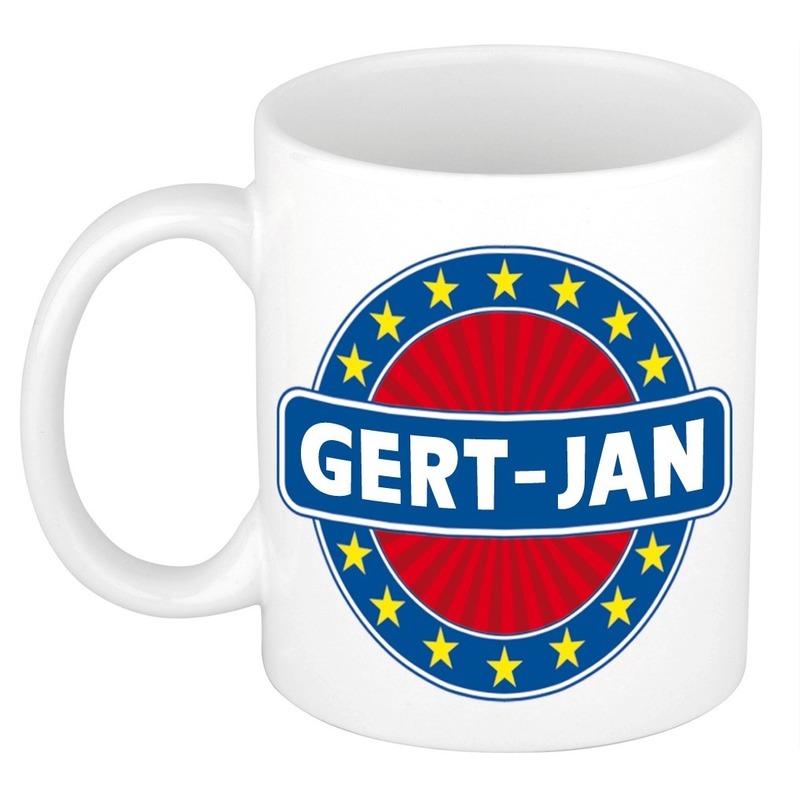 Gert-Jan naam koffie mok-beker 300 ml