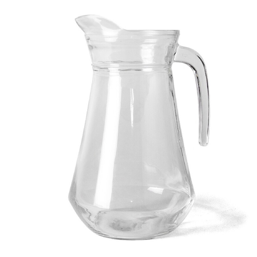 Glazen water karaf-waterkan 1.3 liter
