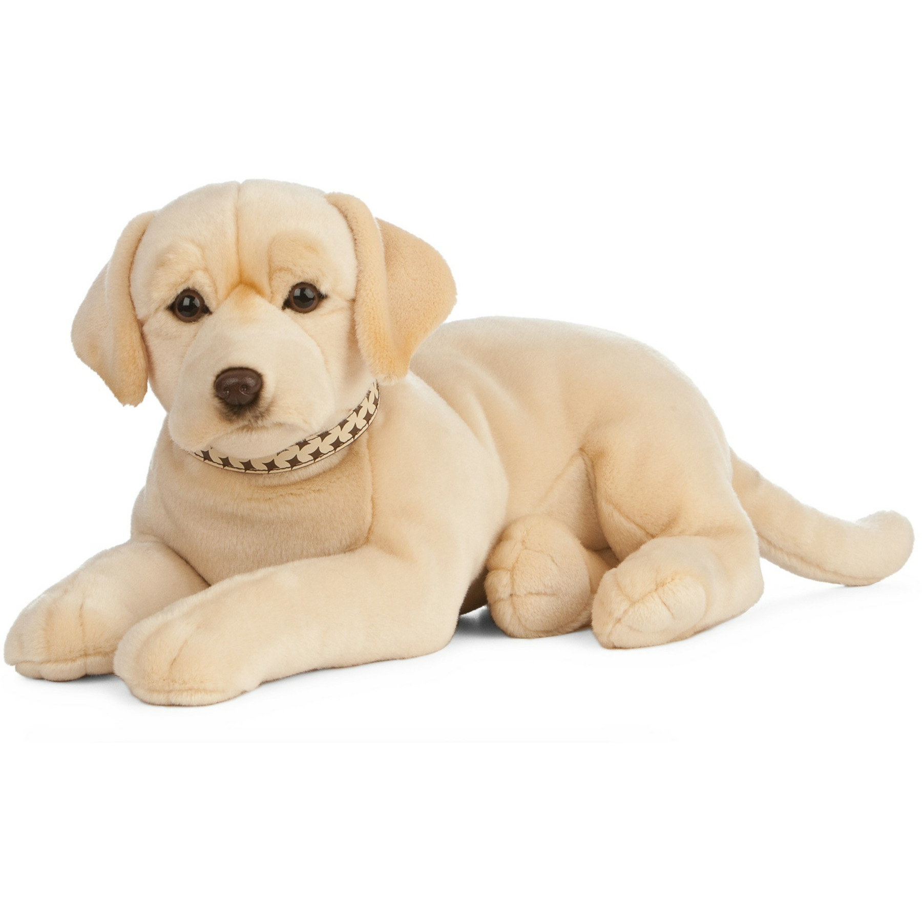 Grote pluche blonde Labrador hond knuffel 60 cm speelgoed