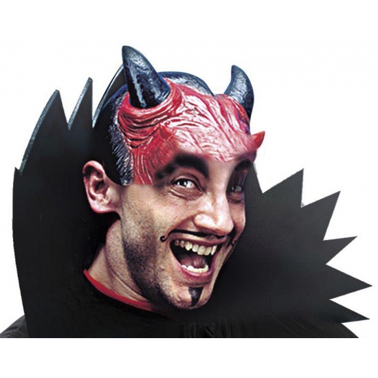 Halloween verkleedkleding duivel hoofddeksel met hoorns