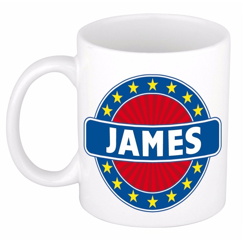 James naam koffie mok-beker 300 ml