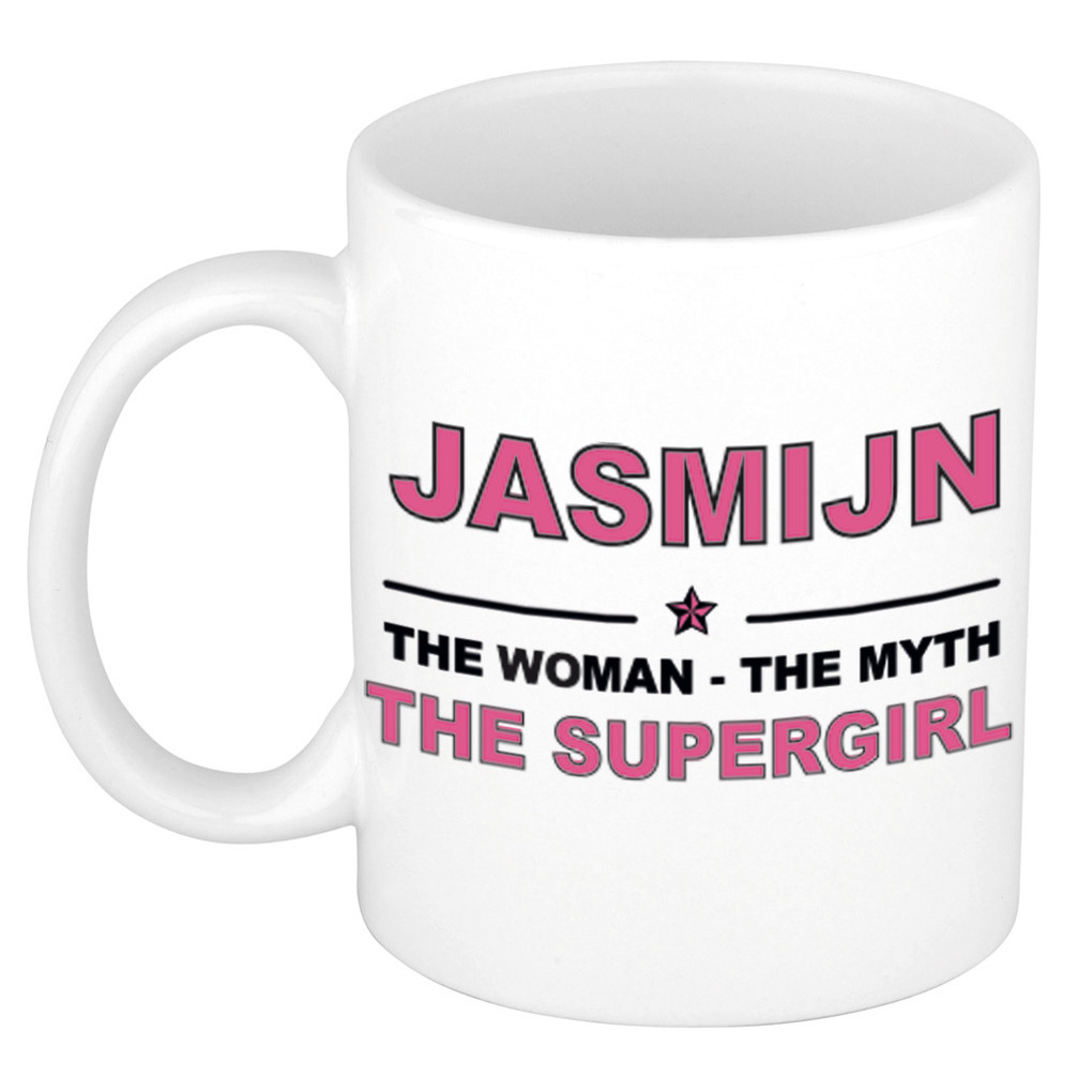 Jasmijn The woman, The myth the supergirl cadeau koffie mok-thee beker 300 ml