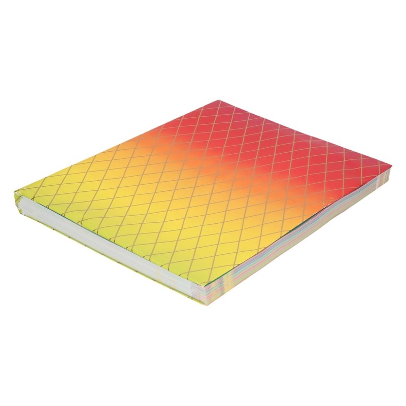 Kaftpapier regenboog kleuren 200 x 70 cm