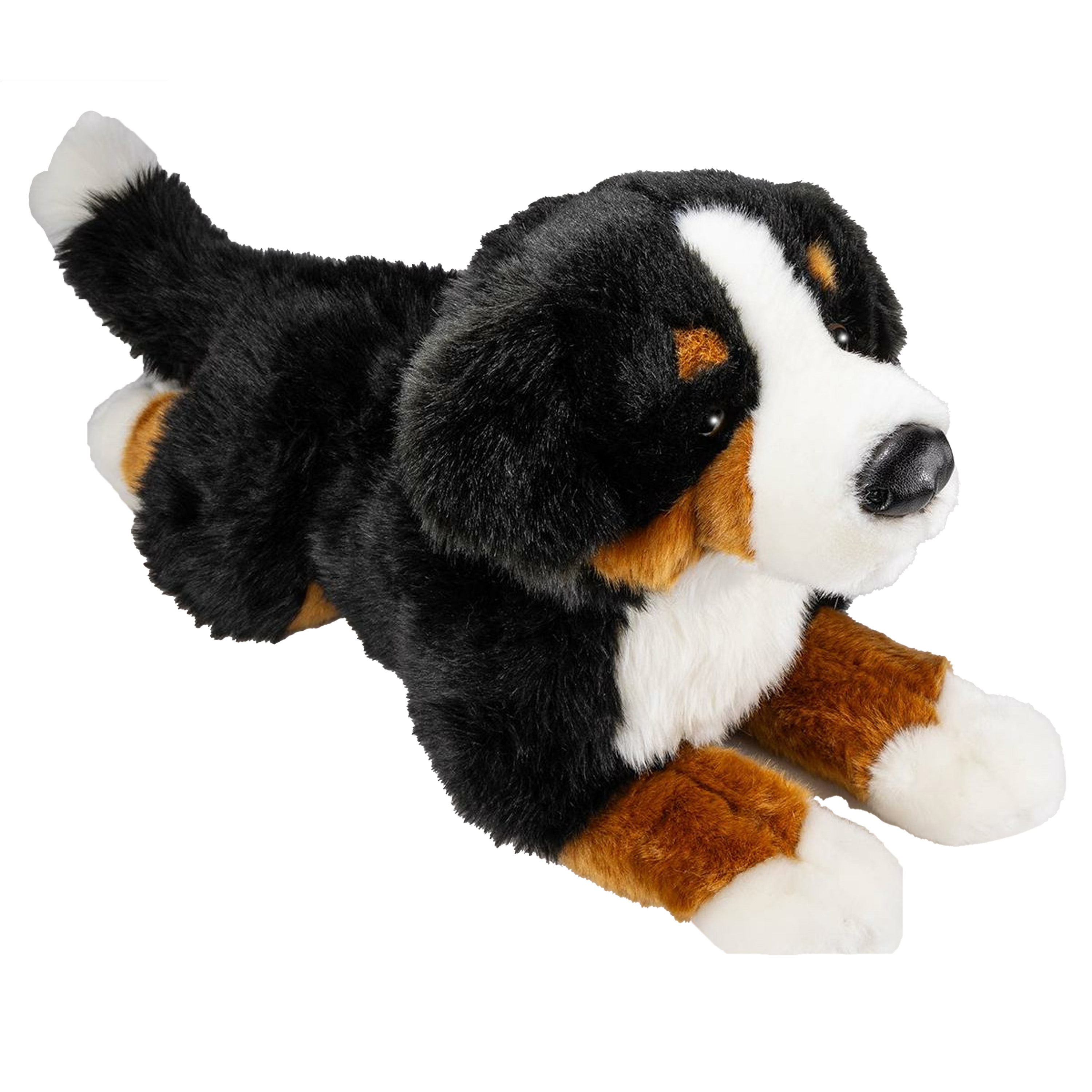 Knuffeldier Berner Sennen hond zachte pluche stof premium kwaliteit knuffels 30 cm