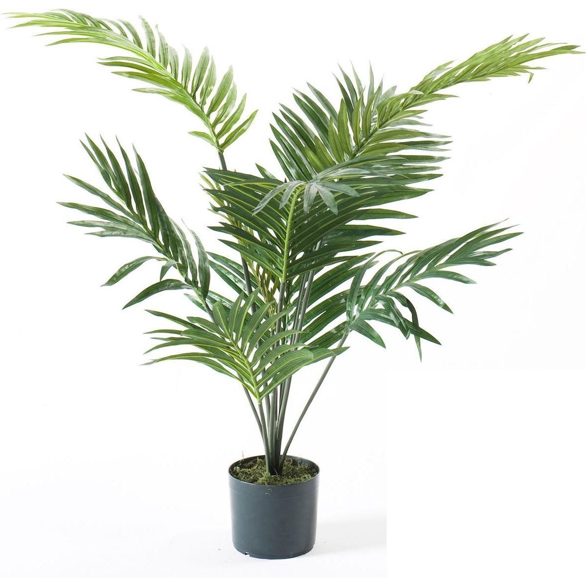 Kunstplant palmboom 90 cm groen in pot