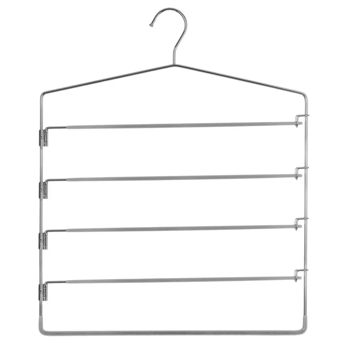 Metalen kledinghanger-broekhanger voor 4 broeken 37 x 48 cm