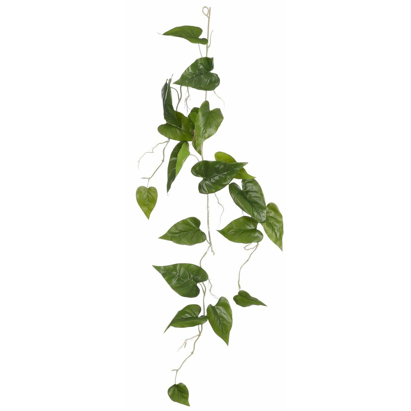 Mica Decoration kunstplant slinger Philodendron groen 115 cm Kamerplant snoer