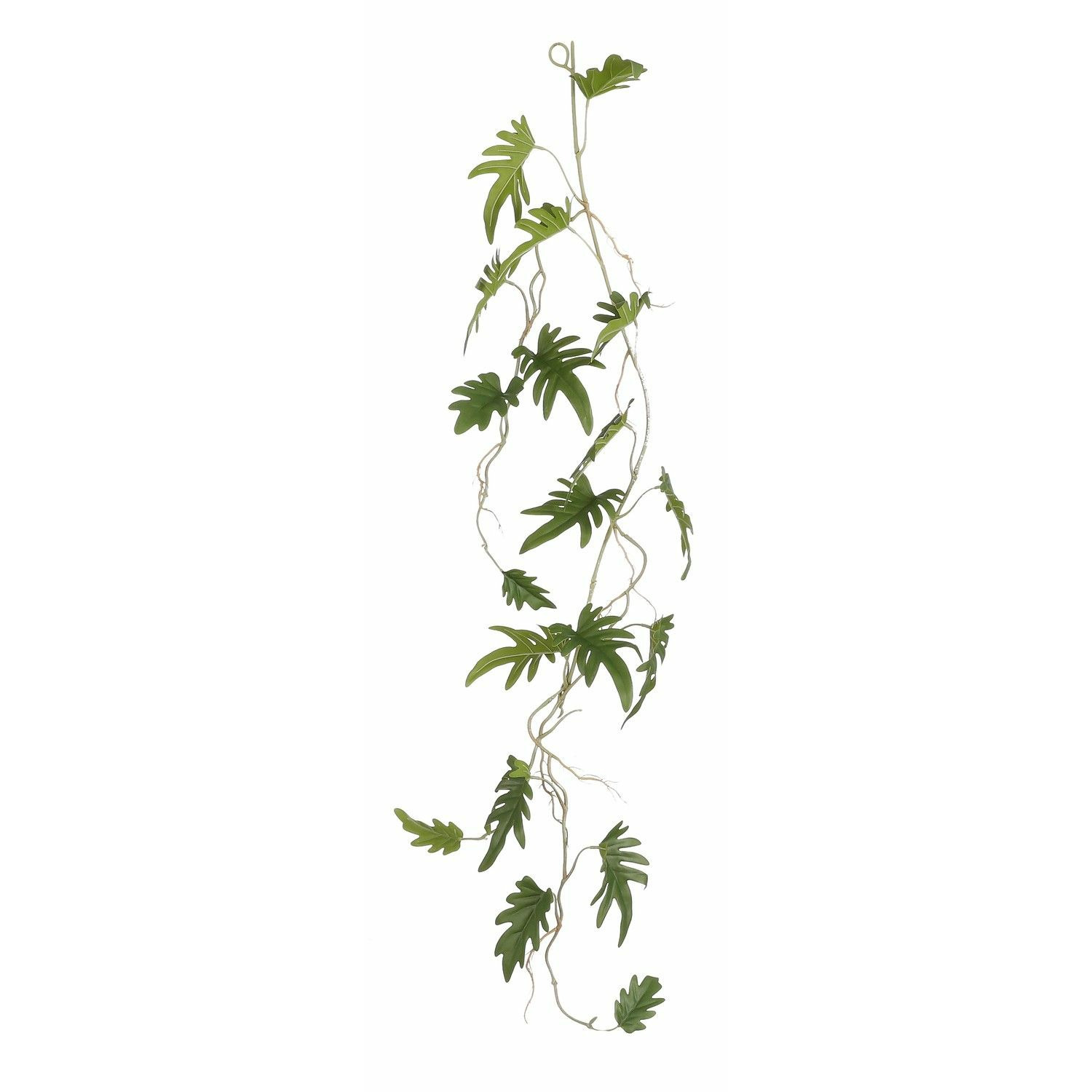Mica Decoration kunstplant slinger Philodendron Xanadu groen 115 cm Kamerplant snoer
