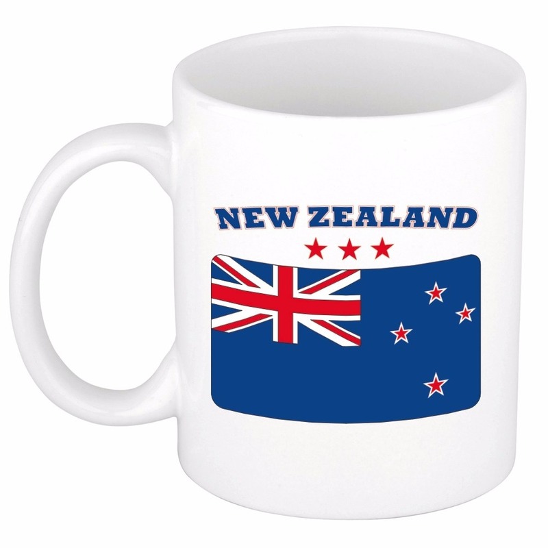 Mok-beker Nieuw Zeeland vlag 300 ml