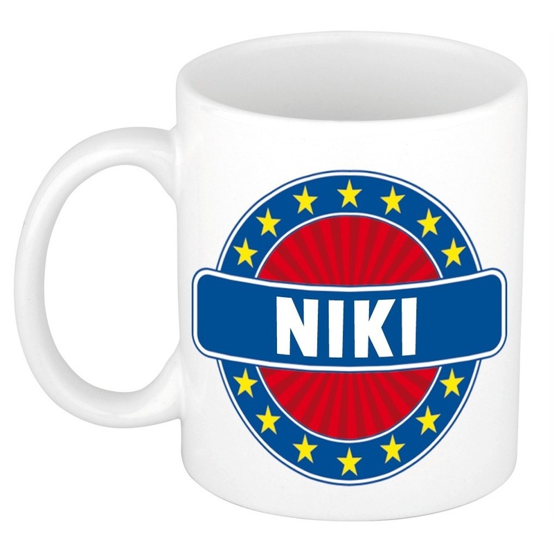 Niki naam koffie mok-beker 300 ml