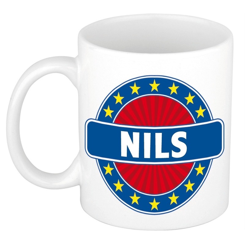 Nils naam koffie mok-beker 300 ml