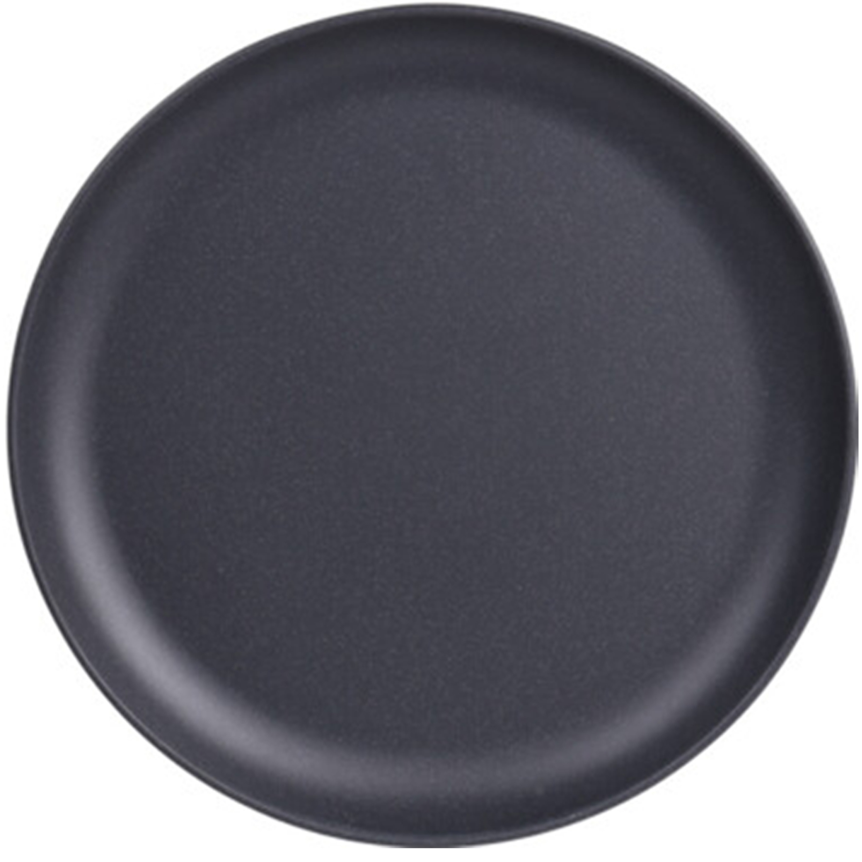 Ontbijtbord antraciet grijs kunststof-melamine 21 cm