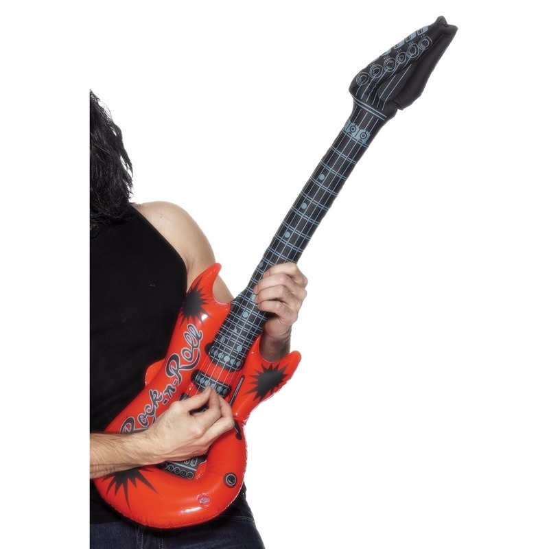 Opblaasbare rode elektrische gitaar 99 cm