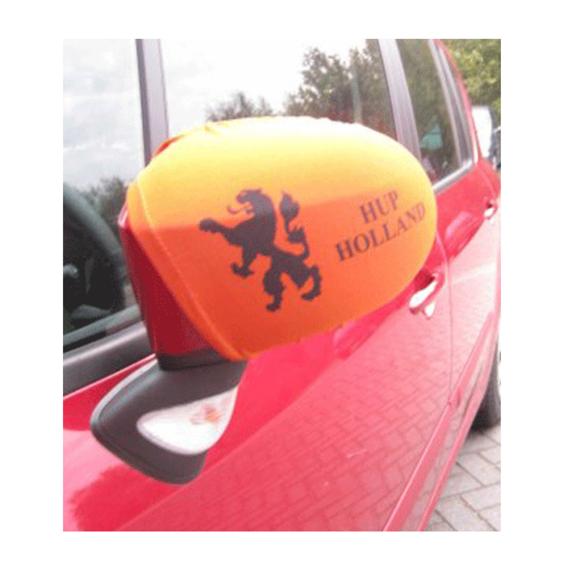 Oranje autospiegel hoesjes