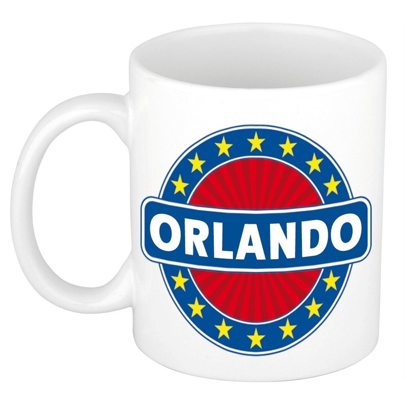 Orlando naam koffie mok-beker 300 ml