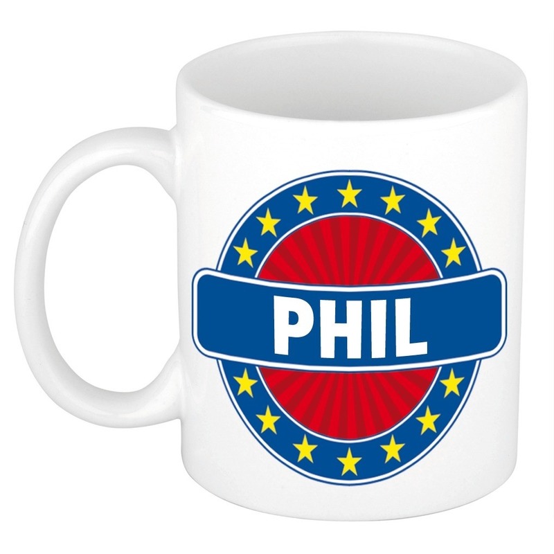 Phil naam koffie mok-beker 300 ml