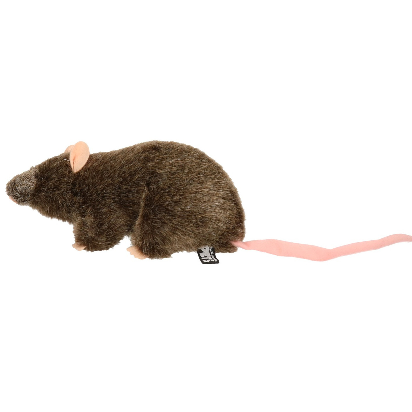 Pluche bruine rat staand knuffel 22 cm speelgoed
